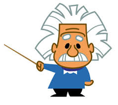 Albert Einstein caricature